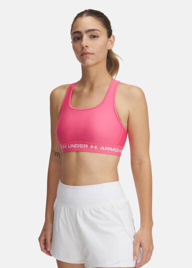 Under Armour Crossback Mid Bra Super Pink S Sport Bh