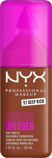 NYX Professional Makeup   Make Em Wonder Foundation 30 Ml   Brun