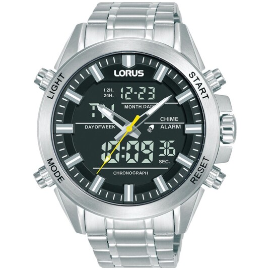 Lorus Herreklokke RW663AX9 Sport Grå/Stål Ø45 mm Lorus Herreklokke RW663AX9 Sport Grå/Stål Ø45 mm