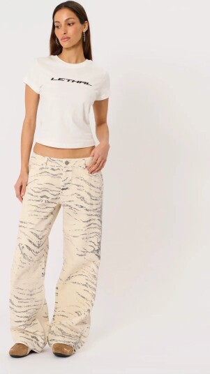 ABRAND 99 Low Baggy Valentina Rcyvalentina Cream 22