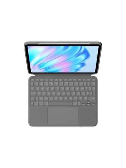 Logitech Combo Touch for iPad Air 11" M2 & iPad Air 5th gen Oxford Grey Tastatur & Foliosett Engelsk Storbritannia Gr