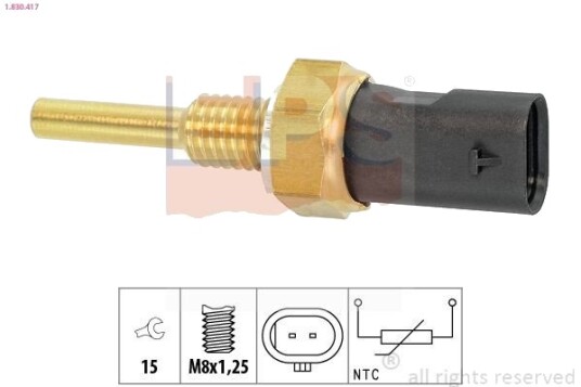 Sensor, motortemperatur EPS 1.830.417
