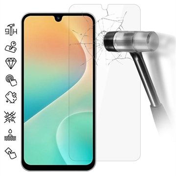 Samsung Galaxy F36 Beskyttelsesglass   9H   Case Friendly   Gjennomsiktig