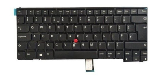 Lenovo Lite-On - Brbart tastatur - til utskifting - Engelsk - Storbritannia - Svart