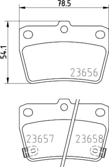 Bremseklosser HELLA 8DB 355 010 521