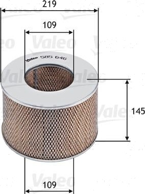 Luftfilter VALEO 585646