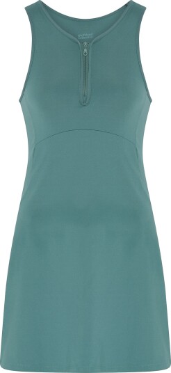 Girlfriend Collective | Dylan Tank Dress Zip Front | S