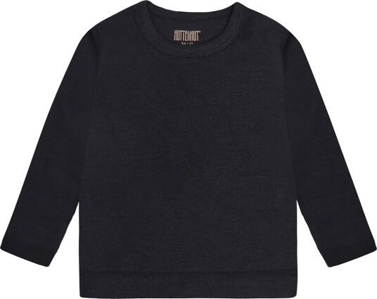 Huttelihut T Shirt Ls Tencel W. Wool DARK NAVY 128