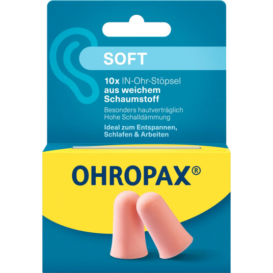 Ohropax Soft ørepropper 10 pcs.
