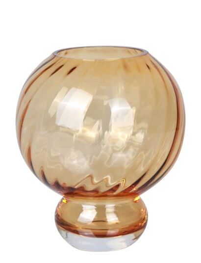 Specktrum Meadow Swirl Vase Small Brown AMBER H20CM