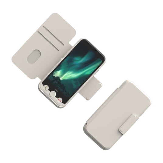 Doro Aurora A11 Lommebokdeksel Bone - Beskyttelsesetui for Mobiltelefon Doro Aurora A11 Lommebokdeksel Bone - Beskyttelsesetui for Mobiltelefon