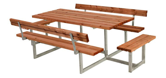 Piknikbord PLUS Basic med Påbygning 260 cm Piknikbord PLUS Basic med Påbygning 260 cm