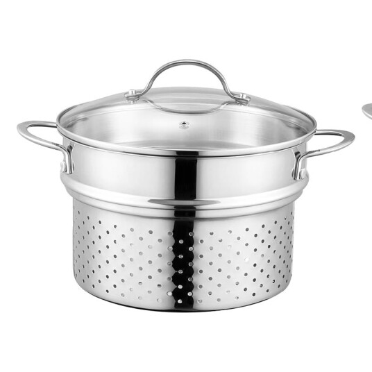 Dorre Kosmo pastagryte med innsats 7,6 L Rustfritt stål