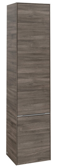 VILLEROY & BOCH SUBWAY 3.0 HØYSKAP 40X171 HØYRE 2 DØRER STONE OAK HÅNDTAK I KROM