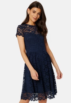 VILA Kalila Capsleeve Lace Dress Navy Blazer XXL VILA Kalila Capsleeve Lace Dress Navy Blazer XXL