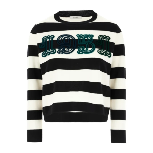 Max Mara Dame Strikkevarer Hvit L