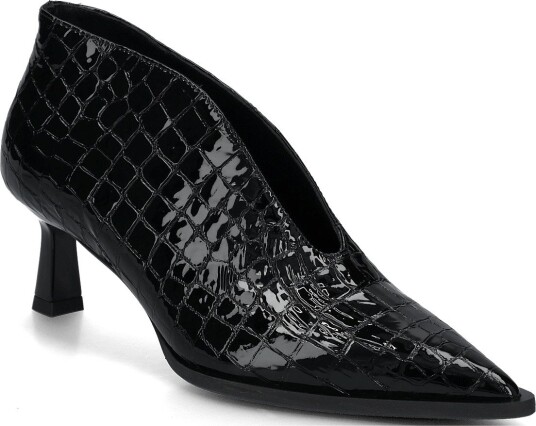Billi Bi Pumps BLACK CROCO PATENT 42 Billi Bi Pumps BLACK CROCO PATENT 42
