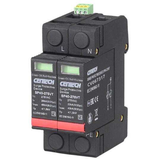 Cenika Overspenningsvern 2-pol Type 2 275V