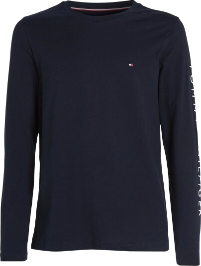 Tommy Hilfiger Tommy Logo Long Sleeve Tee Navy XXL