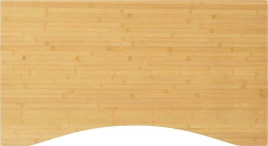 vidaXL Skrivebordsplate 110x60x2,5 cm bambus