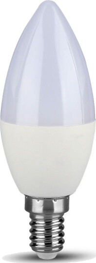 V Tac 2 stk. E14 5,5W LED kronepære 470lm erstatter 40W blisterpakke Kulør : Kald V Tac 2 stk. E14 5,5W LED kronepære 470lm erstatter 40W blisterpakke Kulør : Kald