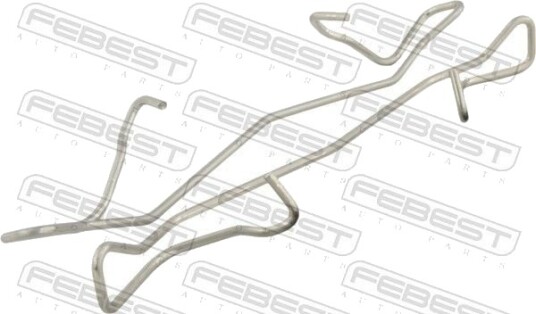 FEBEST 0303-001-KIT Fjær, skivebremse belegg FEBEST 0303-001-KIT Fjær, skivebremse belegg