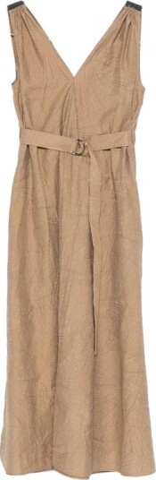 Brunello Cucinelli Dame Kjoler Beige M,