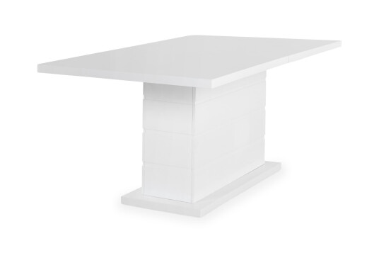 Concept 55 Griffith Spisebord 180 cm Uttrekkbart med ileggsplate + 6 stk Naira stol grå med eikeben Hvit/Grå