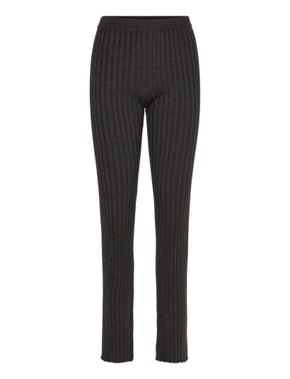 Sandro Ribbed Knit Pants Brown 40 Sandro Ribbed Knit Pants Brown 40