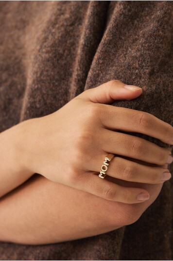 Ellos Collection Ring i messing Gull