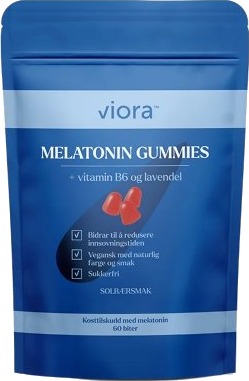 Viora Melatonin Gummies 60 stk – raskere innsovning