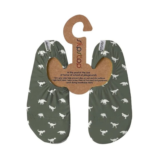 slipstop beachsocks – Dino green   30/32