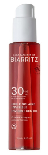 Laboratoires De Biarritz Suncare Invisible Oil SPF30 125ml