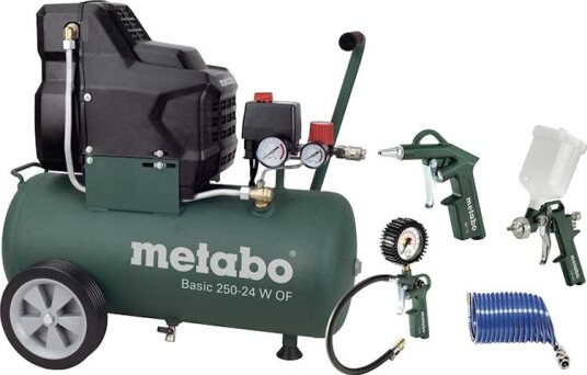 Trykkluft-Verktøysett Metabo Kompressor m/tilbehør