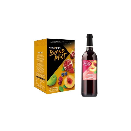 Raspberry Peach Sangria Island Mist for 23 liter fruktvin