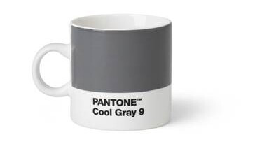 Copenhagen Design PANTONE espressokopp med hank 12 cl kald grå Copenhagen Design PANTONE espressokopp med hank 12 cl kald grå