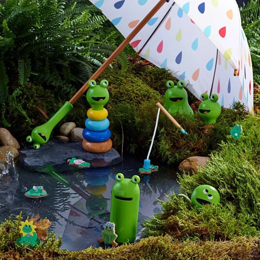 Vilac Umbrella Babeth The Frog White ONE SIZE Vilac Umbrella Babeth The Frog White ONE SIZE