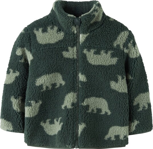 Name It Nmmmonico Teddy Jacket Aop Noos Green 110