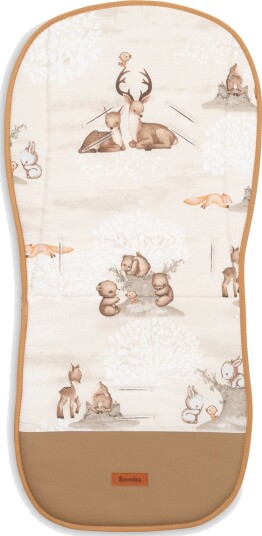 Sensillo Velvet vogninnlegg   80x40cm   Brown Cops