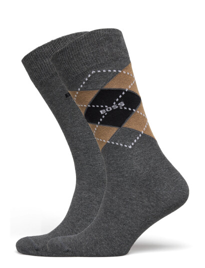 BOSS 2P Rs Argyle Cc - Grey - 39-42