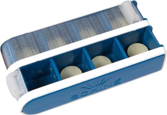 Schine Pill Box doseringseske rød S 1 stk