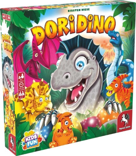 Pegasus Dori Dino Brettspill Engelsk 2-4 Spillere Fra 3 År