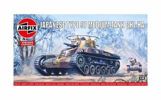 Airfix 1/76 Japanese Type 97 Medium Tank Chi-Ha Vintage Classics