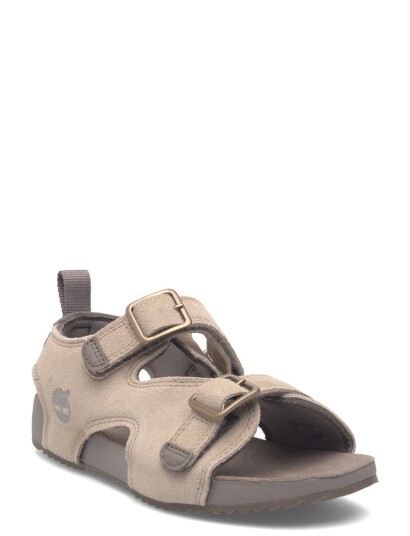 Timberland Castle Island Backstrap Sandal Light Beige Suede   Beige   34