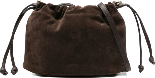 Strathberry Dame Vesker Brun ONE SIZE,