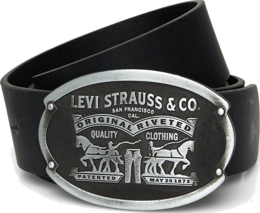 Levi"s® | Billy Plaque Belt Regular Blac | 115
