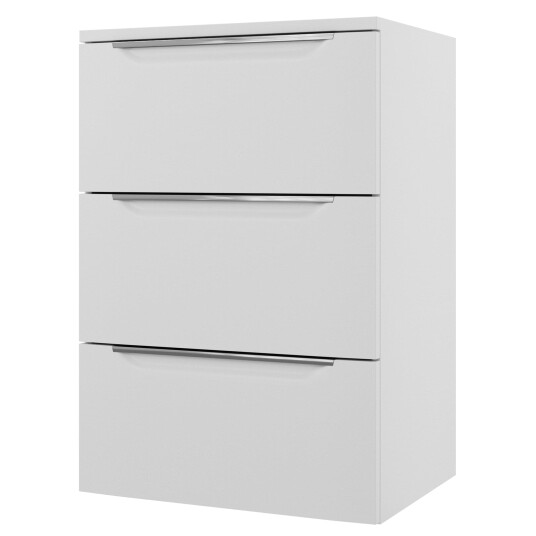 Linn Bad Mari Sideskap (Kommode) Hvit Matt / 60cm 3 Skuffer Linn Bad Mari Sideskap (Kommode) Hvit Matt / 60cm 3 Skuffer
