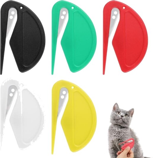 Flokefjernerkam For Hund Og Katt 5 Stk