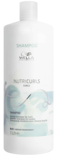 Wella Nutricurls Nærende Sjampo for Krøllete Hår 1000 ml