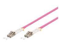 MicroConnect 7m OM4 Fiolett Nettverkskabel LC/UPC Multimodus, Halogenfri